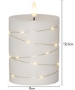 Flamme Dew LED-kynttilä 12,5 cm