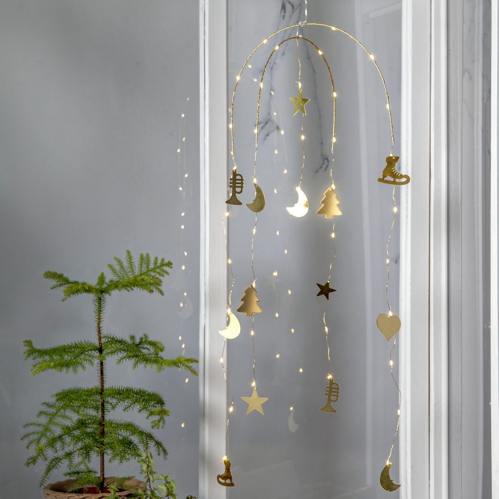 Dream LED-valokoriste messinki
