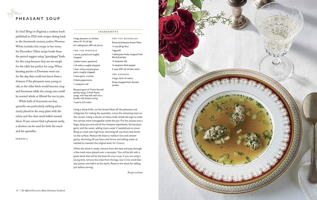 Kirja DOWNTON ABBEY Christmas Cookbook