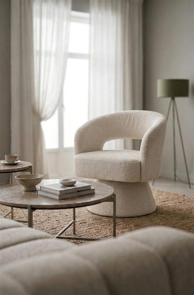 Lounge tuoli Carina, beige