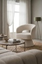 Lounge tuoli Carina, beige