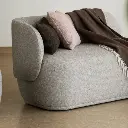 Tyynynpäällinen Boucle, Misty Rose 50x50cm 