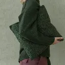 Tyynynpäällinen Boucle, Duck Green 50x50cm  