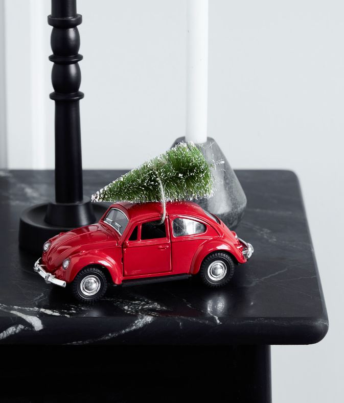 Koriste X-mas auto, punainen (kopio)