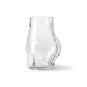 Glass bum vase