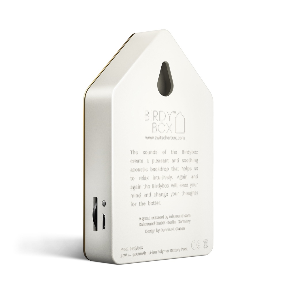 Linnunlaulu laatikko BIRDYBOX messinki