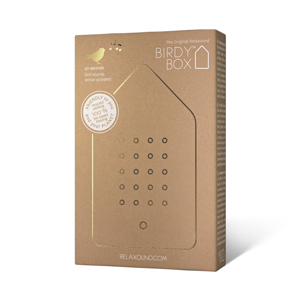 Linnunlaulu laatikko BIRDYBOX messinki