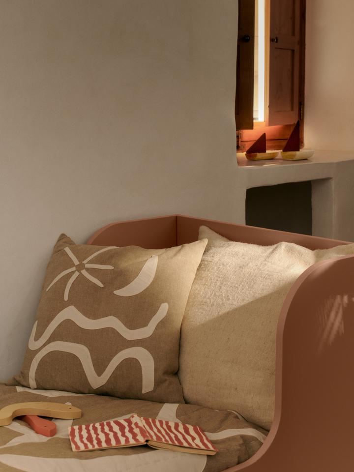 Tyynynpäällinen Kove Applique Tan
