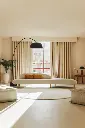 Puuvillamatto ROND Natural Ø120