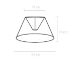 Lampunvarjostin Franza 42 cm