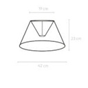 Lampunvarjostin Franza 42 cm