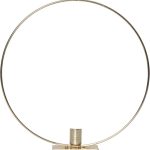 Flamme Ring pöytäkoriste messinki 