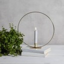 Flamme Ring pöytäkoriste messinki 