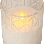 Flamme Romb LED-kynttilä kirkas 12,5 cm