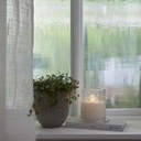 Flamme Romb LED-kynttilä kirkas 12,5 cm