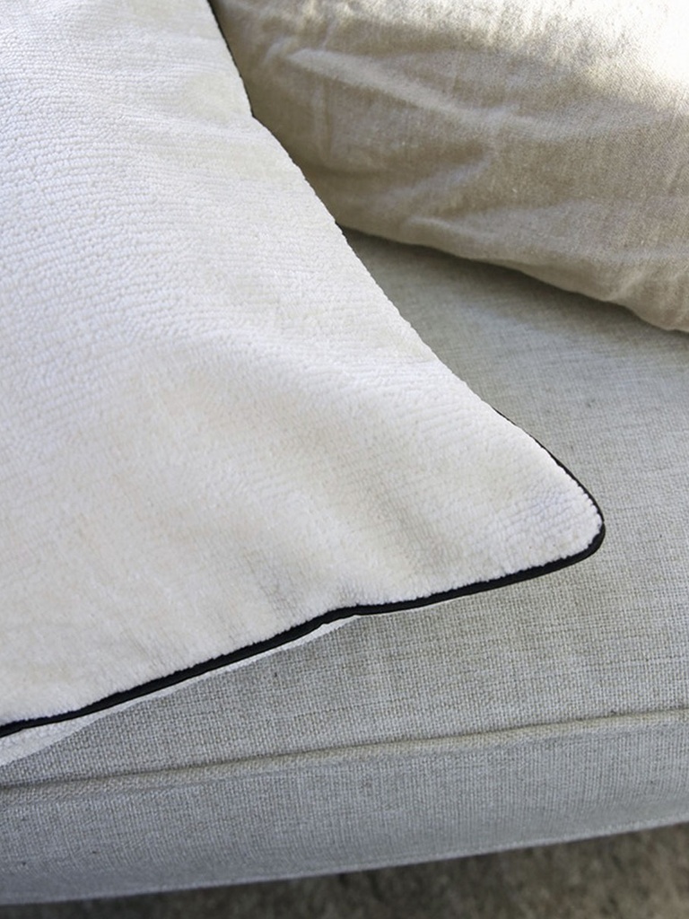 Tyynynpäällinen Duni 45x45 cm luonnonvalkoinen 