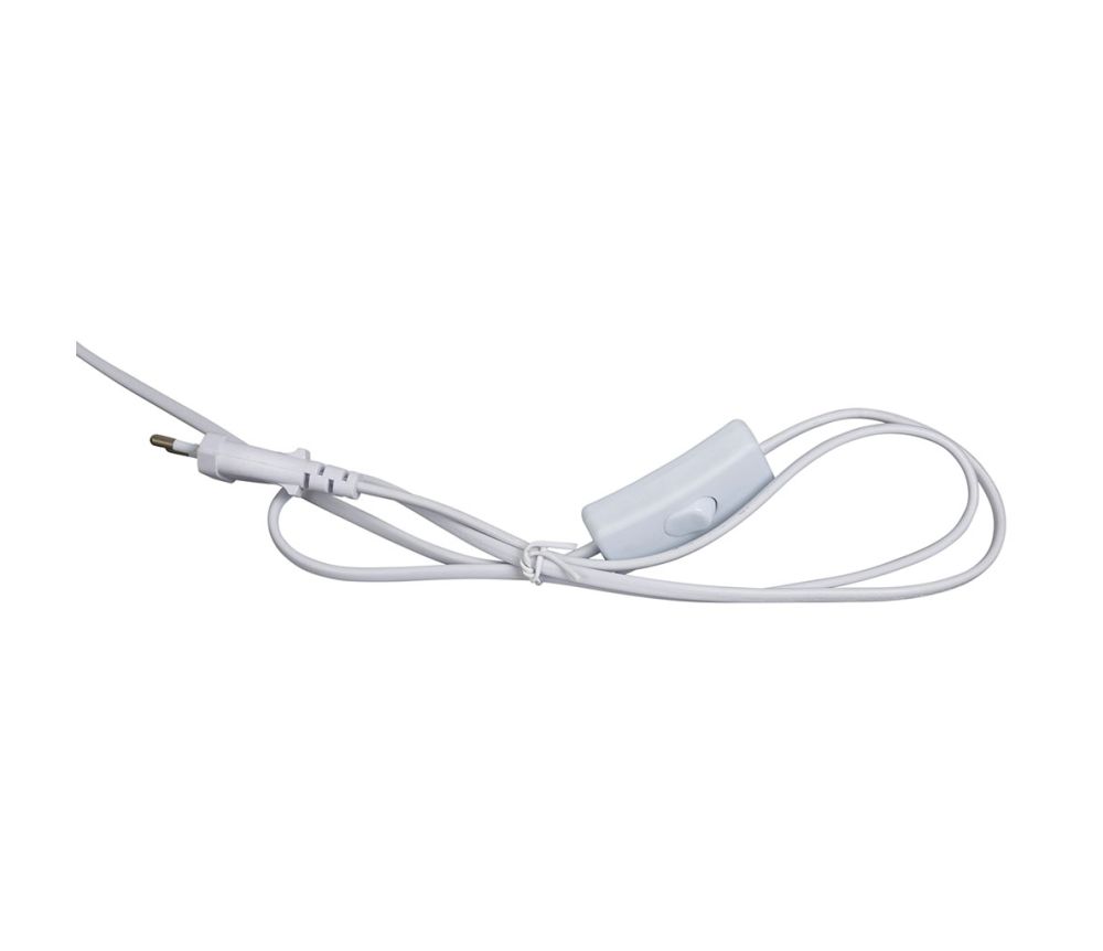 Lampunjalka valkoinen Terracotta