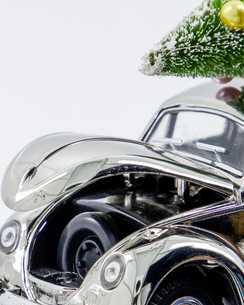 Koriste X-mas auto, hopea