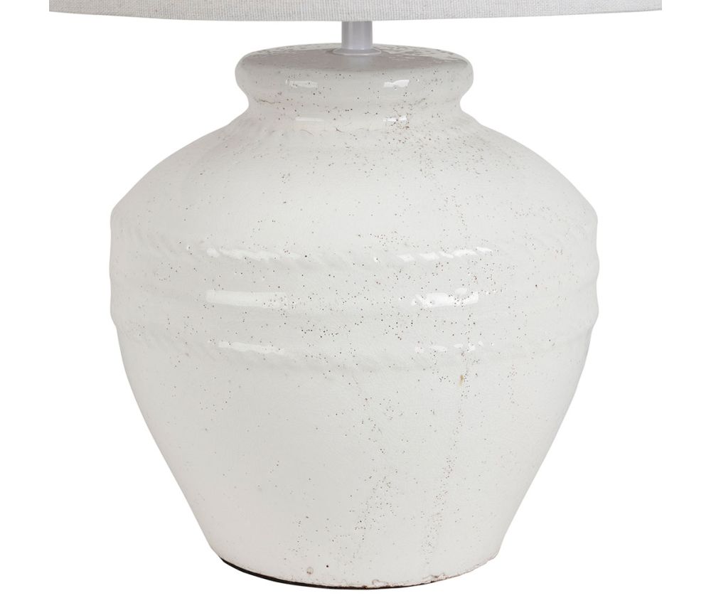 Lampunjalka + varjostin valkoinen Terracotta 