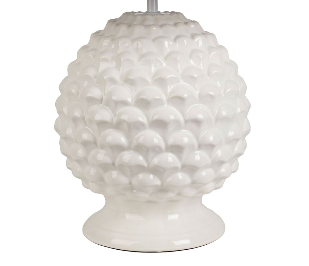 Lampunjalka + Varjostin valkoinen Terracotta  