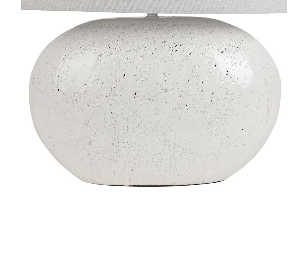 Lampunjalka + Varjostin valkoinen Terracotta  