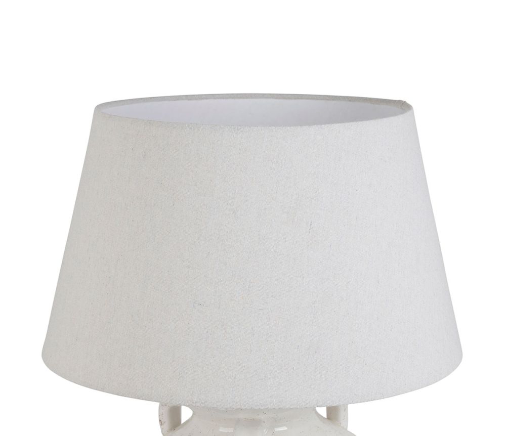 Lampunjalka + Varjostin valkoinen Terracotta   