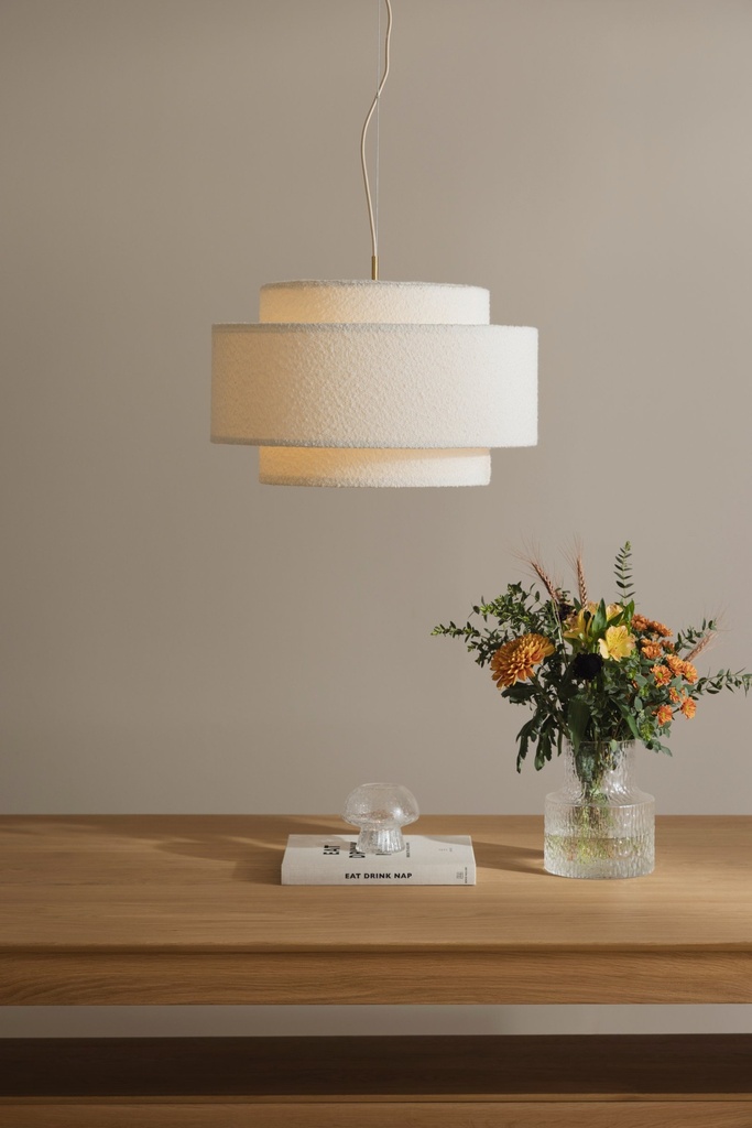 Kattovalaisin Noah Boucle 50 cm valkoinen 