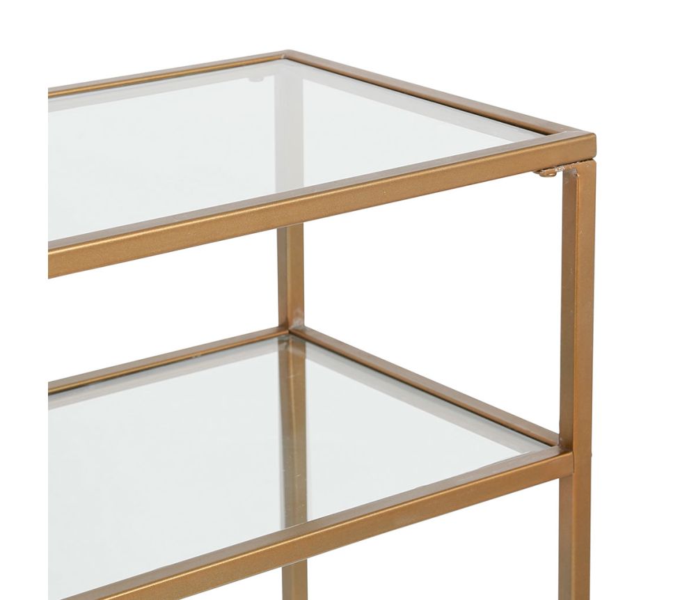 Konsolipöytä Minea kultainen