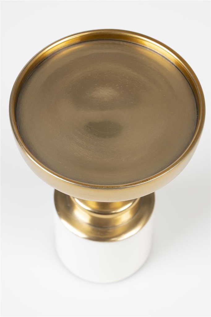 Kynttilänjalka Glam Valkoinen- S