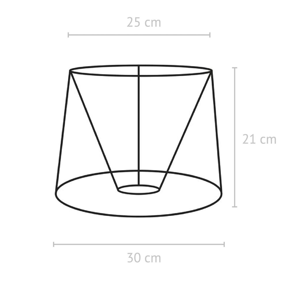 Sofia Varjostin Lin Luonnonvalkoinen 30cm