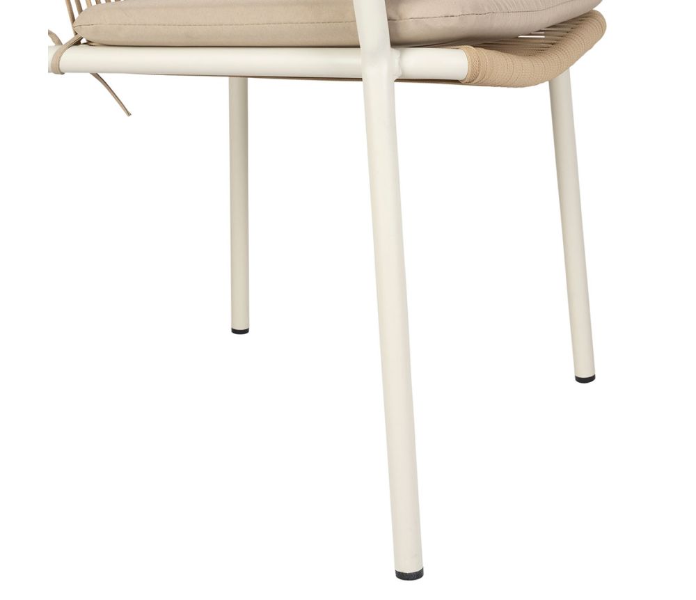 Tuoli Aurelia ja istuintyyny beige/valkoinen