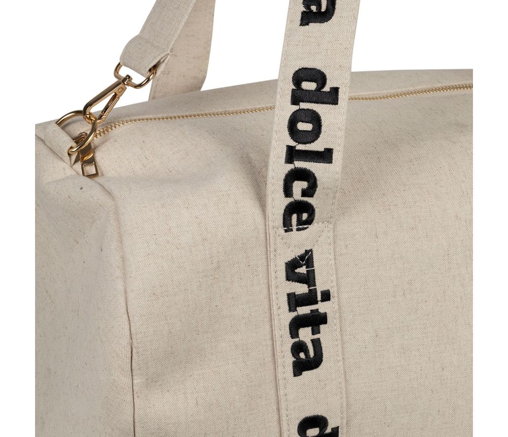 Laukku Dolce Vita, valkoinen/musta 50x26x26 cm