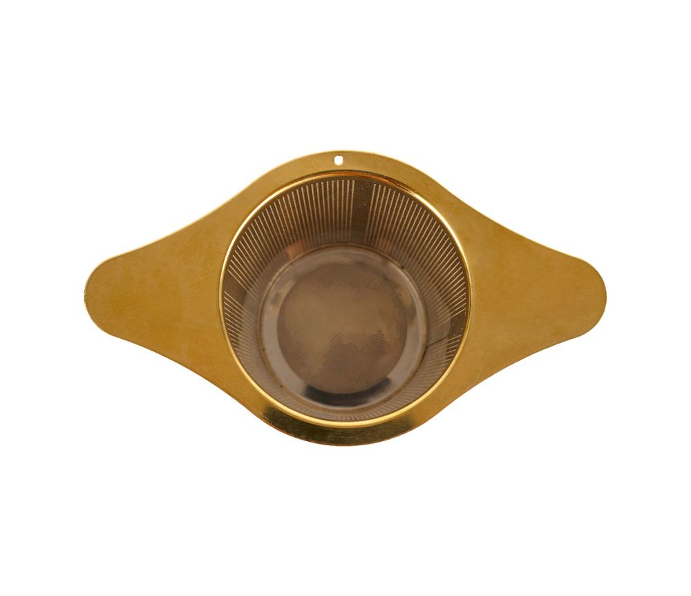 Teenhaudutin, kulta, 12,5 × 7 × K7 cm, ruostumatonta terästä