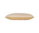 Tyynynpäällinen samettiraita, luonnonvalkoinen/beige, 50 × 30 cm 