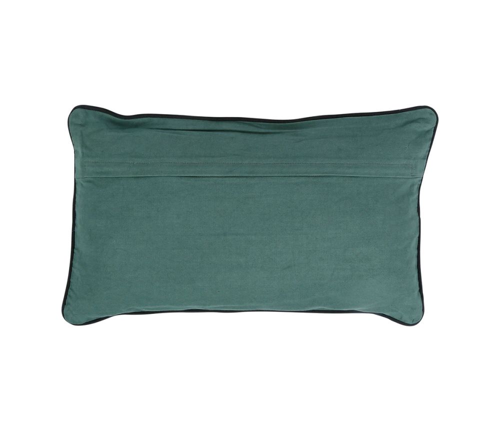 Tyynynpäällinen puuvillasametti vihreä