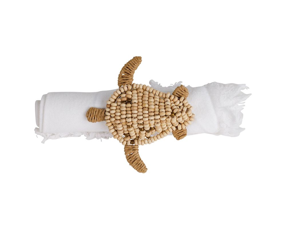 Servettirengas Kilpikonna natural