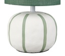 Pöytävalaisin Raita vihreä-valkoinen