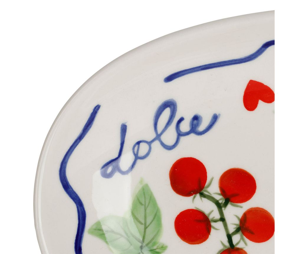 Tarjoiluastia ovaali Bianca