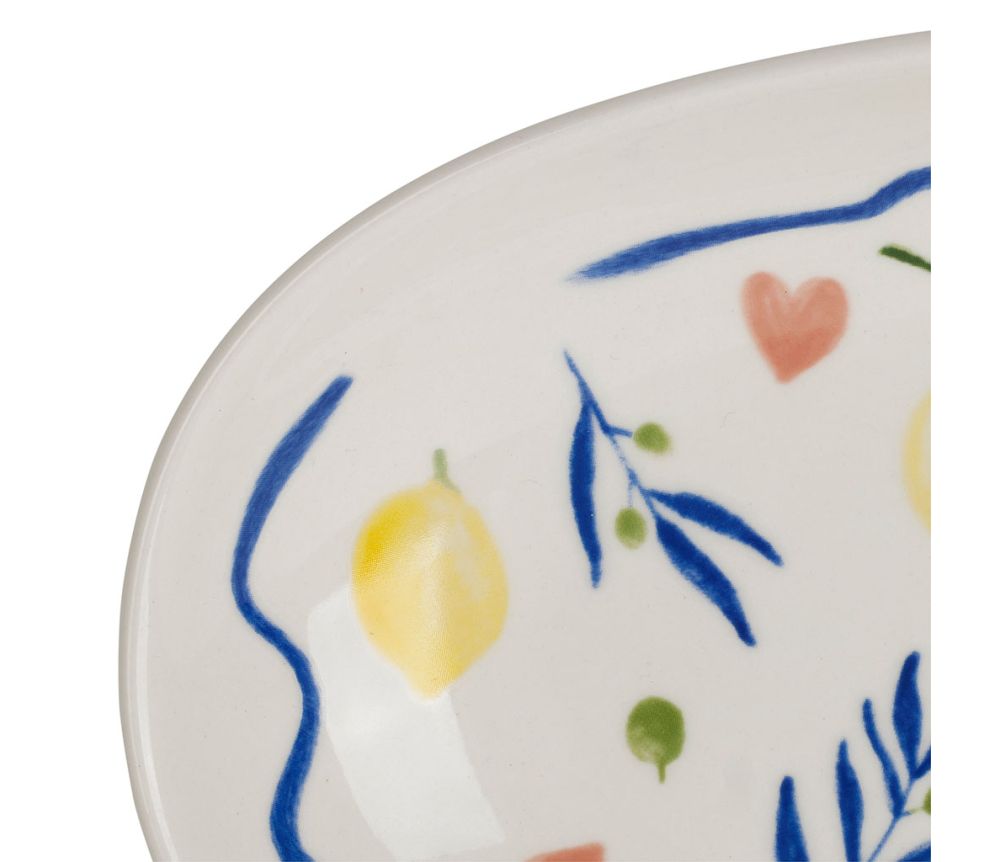 Tarjoiluastia ovaali Bianca