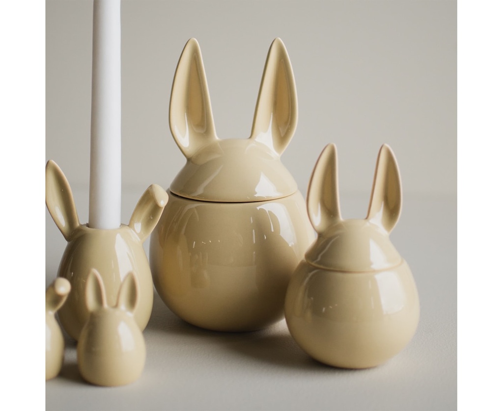 Kulho kannella PUPU keltainen S 