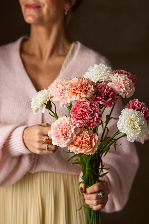 Tekokukka Neilikka Valkoinen