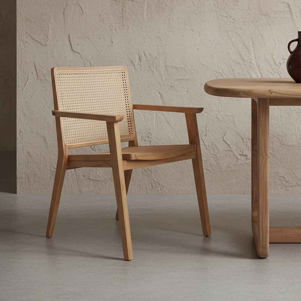 Ruokapöydän tuoli Nova käsinojallinen