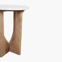 Amara marmorisivupöytä valkoinen