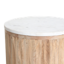 Cora marmorisivupöytä valkoinen