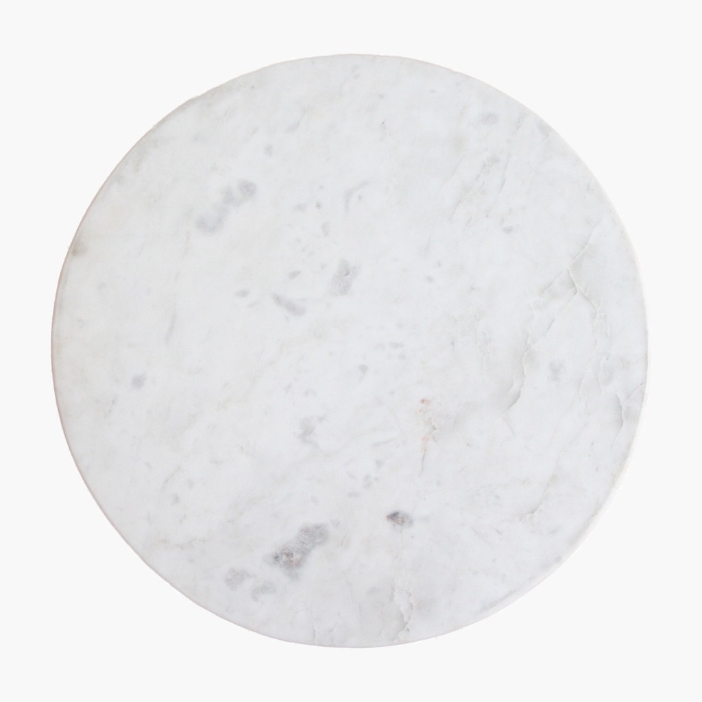Cora marmorisivupöytä valkoinen