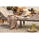 SANDY metallitarjotin – beige 