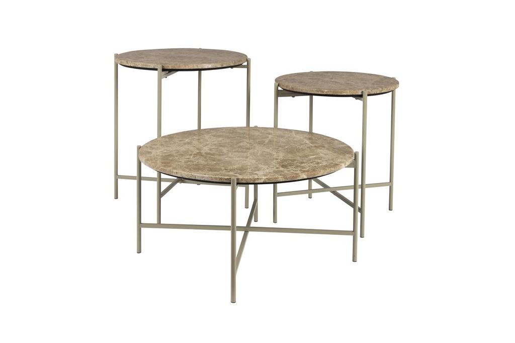 Cora marmorisivupöytä valkoinen