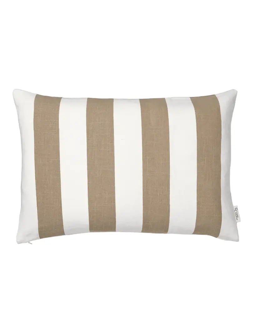 Tyynynpäällinen Beige Raita 40 x 60cm