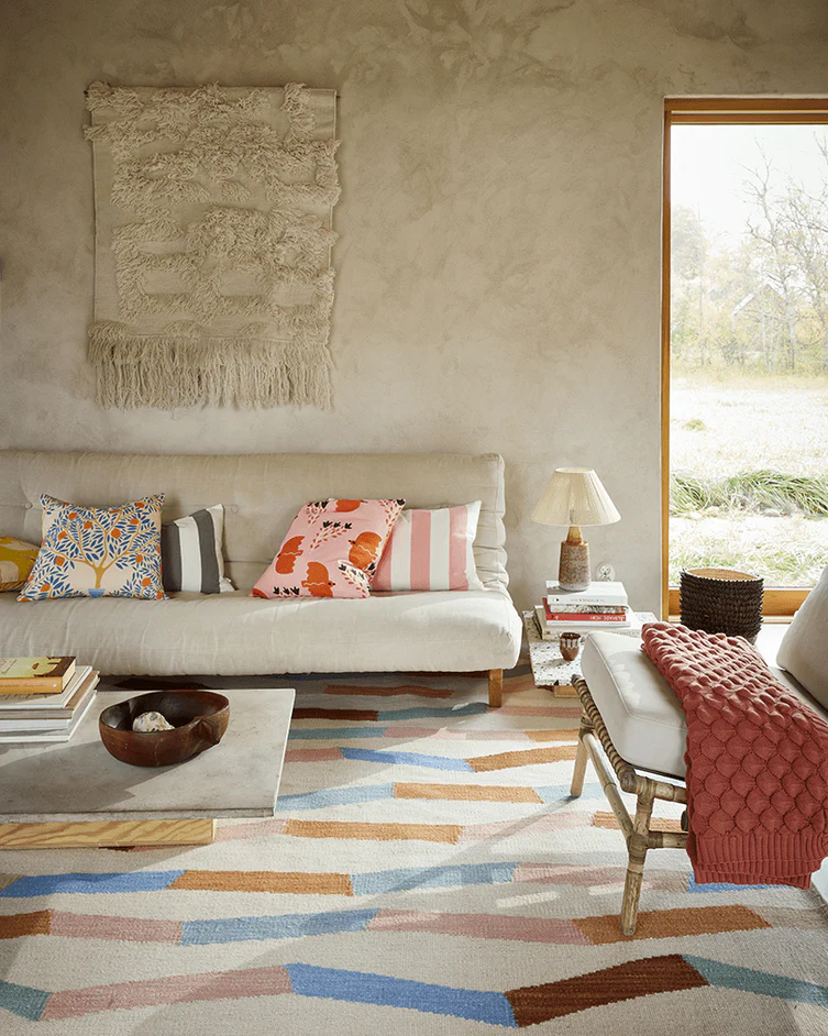 Tyynynpäällinen Rosa Raita 40 x 60cm 