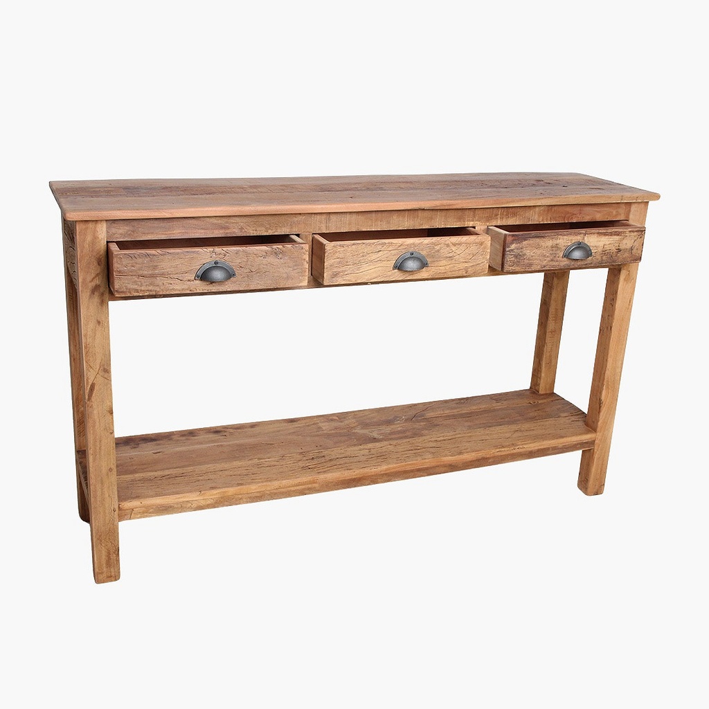 Konsolipöytä Woodcraft 3 laatikkoa